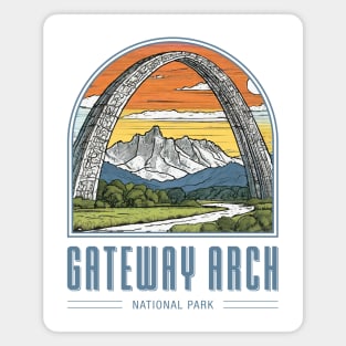 Gateway Arch National Park Magnet